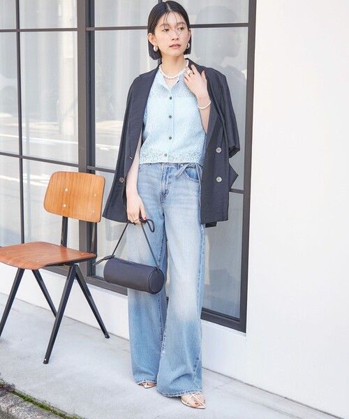 &MyuQ(アンドミューク)の「【SHIPS別注】&MyuQ: MARU NY(ショルダーバッグ・レディース・ブラック/ブラウン・ONE SIZE)」の8枚目の写真