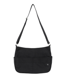 TCM stitch washed cross bag (black)