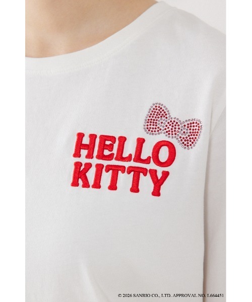 rienda(リエンダ)の「【HELLO KITTY】ビッグTシャツ 夏服(Tシャツ/カットソー・レディース・ホワイト/ブラック・FREE)」の11枚目の写真