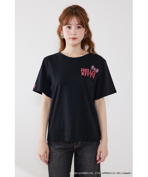 rienda(リエンダ)の「【HELLO KITTY】ビッグTシャツ 夏服(Tシャツ/カットソー・レディース・ホワイト/ブラック・FREE)」の22枚目の写真