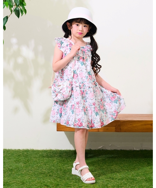 mezzo piano(メゾピアノ)の「【Cath Kidston】キッズポシェット(バックパック/リュック・キッズ・オフホワイト/ライトピンク・F)」の3枚目の写真