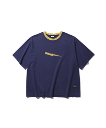 ANGLAN（アングラン）の「Lightning Fade Washed Tee - Purple（Tシャツ/カットソー）」