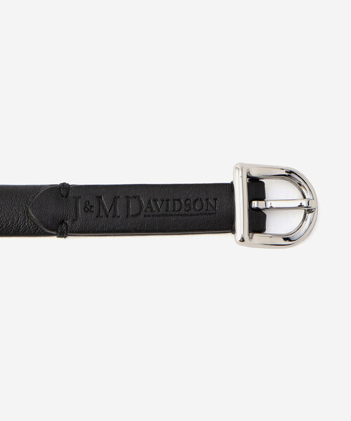 J&M Davidson（ジェイアンドエムデヴィッドソン）の「J&M DAVIDSON | ENVELOPE BUCKLE TIP END 25MM（ベルト・レディース・ブラウン/ブラック・30/32）」の6枚目の写真