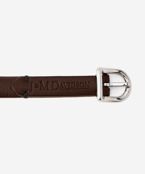J&M Davidson（ジェイアンドエムデヴィッドソン）の「J&M DAVIDSON | ENVELOPE BUCKLE TIP END 25MM（ベルト・レディース・ブラウン/ブラック・30/32）」の9枚目の写真