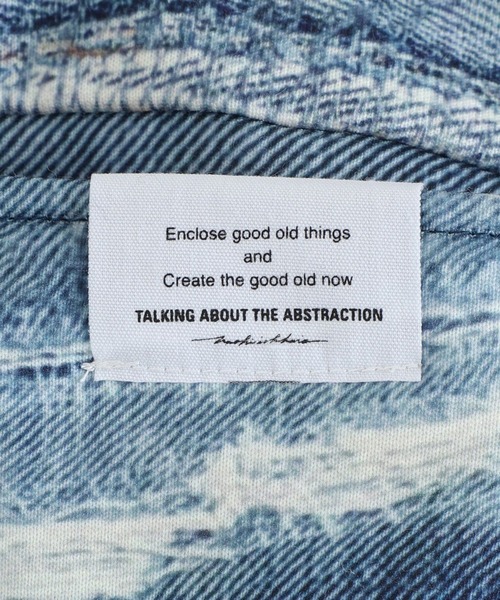TALKING ABOUT THE ABSTRACTION（トーキング　アバウト　ジ　アブストラクション）の「TALKING ABOUT THE AB / トーキング アバウト ジ アブストラクション：別注 PRINT WIDE PT for ARKnets：ONLYARK-3-2611[WAX]（その他パンツ・メンズ・ブルー系その他・L）」の17枚目の写真
