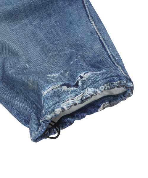 TALKING ABOUT THE ABSTRACTION（トーキング　アバウト　ジ　アブストラクション）の「TALKING ABOUT THE AB / トーキング アバウト ジ アブストラクション：別注 PRINT WIDE PT for ARKnets：ONLYARK-3-2611[WAX]（その他パンツ・メンズ・ブルー系その他・L）」の20枚目の写真