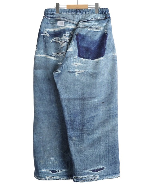 TALKING ABOUT THE ABSTRACTION（トーキング　アバウト　ジ　アブストラクション）の「TALKING ABOUT THE AB / トーキング アバウト ジ アブストラクション：別注 PRINT WIDE PT for ARKnets：ONLYARK-3-2611[WAX]（その他パンツ・メンズ・ブルー系その他・L）」の14枚目の写真