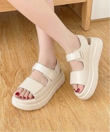 厚底 ダブルベルト グルカサンダル