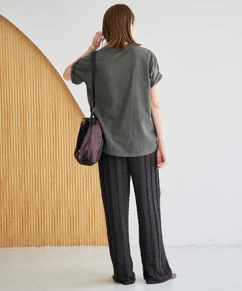 SLOBE IENA（スローブイエナ）の「《シリーズあり/追加2》カットフリルパンツ（その他パンツ・レディース・ブラック/ネイビー・FREE）」の4枚目の写真