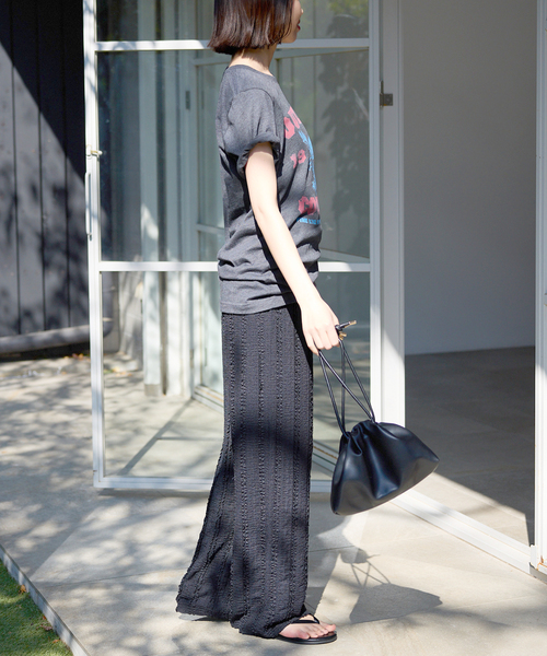 SLOBE IENA（スローブイエナ）の「《シリーズあり/追加2》カットフリルパンツ（その他パンツ・レディース・ブラック/ネイビー・FREE）」の7枚目の写真