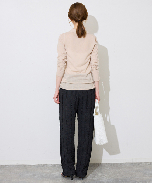 SLOBE IENA（スローブイエナ）の「《シリーズあり/追加2》カットフリルパンツ（その他パンツ・レディース・ブラック/ネイビー・FREE）」の17枚目の写真
