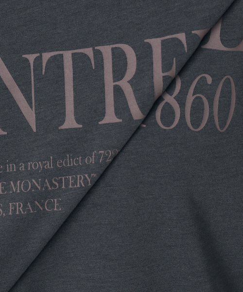 SLOBE IENA（スローブイエナ）の「《一部カラーWEB限定/接触冷感/抗菌防臭》MONTREUILレターロゴTEE（Tシャツ/カットソー・レディース・ホワイト/ブラック/サックスブルー/ブラウン・FREE）」の18枚目の写真