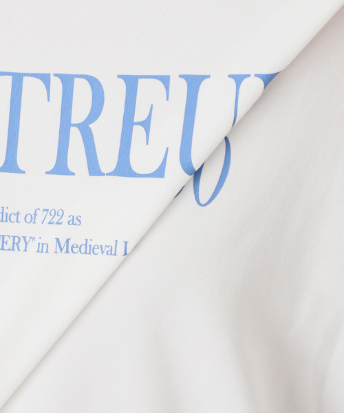 SLOBE IENA（スローブイエナ）の「《一部カラーWEB限定/接触冷感/抗菌防臭》MONTREUILレターロゴTEE（Tシャツ/カットソー・レディース・ホワイト/ブラック/サックスブルー/ブラウン・FREE）」の21枚目の写真