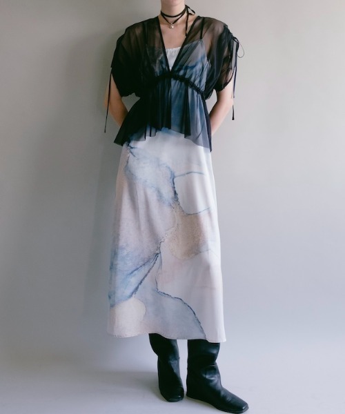 Art Print 2piece Dress（ワンピース）｜sahara（サハラ）の