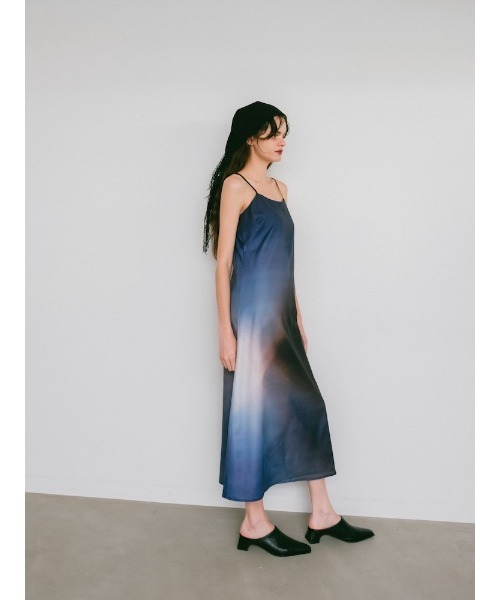 sahara(サハラ)の「Art Print 2piece Dress(ワンピース・レディース・ライトグリーン/ネイビー/ブラック・FREE)」の6枚目の写真
