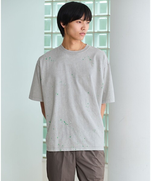 SCREEN STARS(スクリーンスターズ)の「【別注】<SCREEN STARS>GLR ドロップ ペイント 半袖 Tシャツ(Tシャツ/カットソー・メンズ・ブラック/ライトグレー/ダークブラウン・XL/M/L)」の2枚目の写真