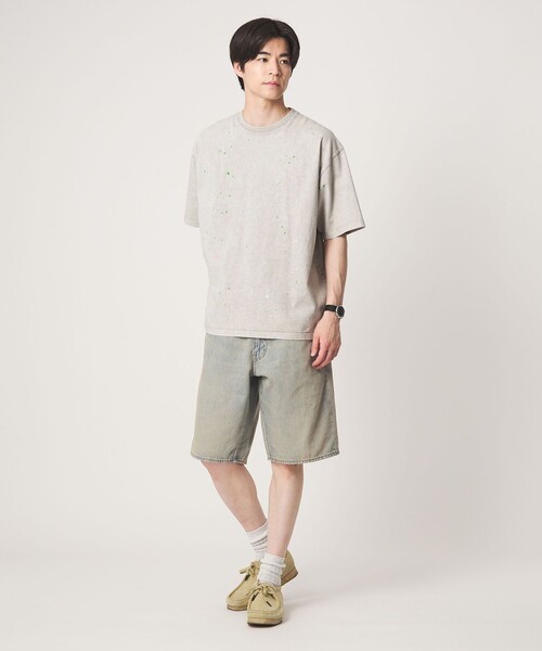 SCREEN STARS(スクリーンスターズ)の「【別注】<SCREEN STARS>GLR ドロップ ペイント 半袖 Tシャツ(Tシャツ/カットソー・メンズ・ブラック/ライトグレー/ダークブラウン・XL/M/L)」の9枚目の写真