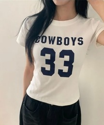 ナンバリングロゴコンパクト半袖Tシャツ