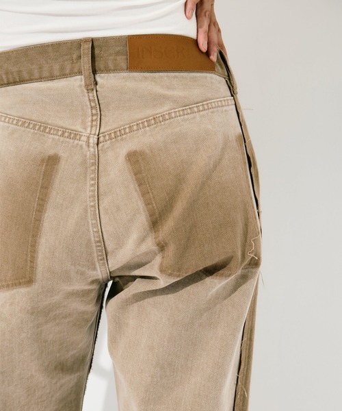 INSCRIRE(アンスクリア)の「INSCRIRE Color Denim Straight(デニムパンツ・レディース・ブラック/ベージュ・30/31/28/29)」の9枚目の写真