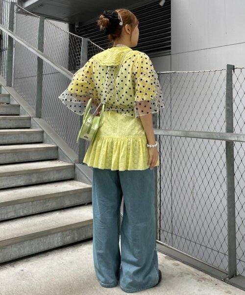 HELLO.SANFRANCISCO(ハローサンフランシスコ)の「【HELLO.SANFRANCISCO】カラフルペイントデニム(デニムパンツ・レディース・ネイビー/サックスブルー・SMALL/MEDIUM)」の21枚目の写真