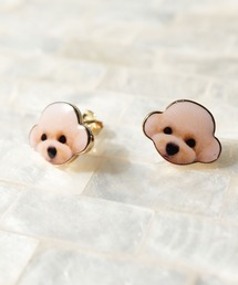 Port（ポート）の「【 Port / ポート 】 リアルドッグモチーフ スタッドピアス / 犬（ピアス（両耳用））」