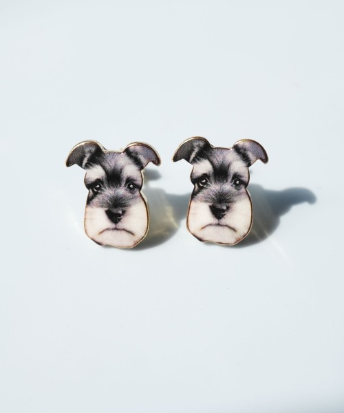 Port(ポート)の「【 Port / ポート 】 リアルドッグモチーフ スタッドピアス / 犬_(ピアス(両耳用)・レディース・N/O/K/A/B/C/P/F/M/J/I/E/L/H/G/D・FREE)」の2枚目の写真