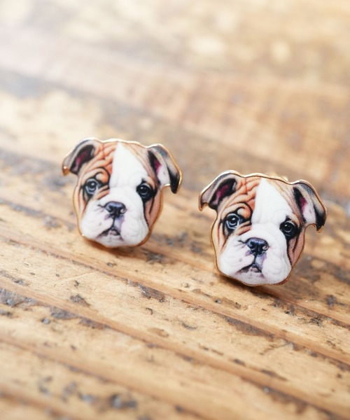 Port(ポート)の「【 Port / ポート 】 リアルドッグモチーフ スタッドピアス / 犬_(ピアス(両耳用)・レディース・N/O/K/A/B/C/P/F/M/J/I/E/L/H/G/D・FREE)」の3枚目の写真