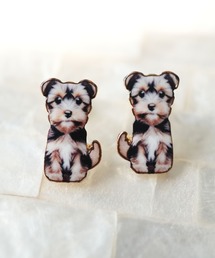 Port（ポート）の「【 Port / ポート 】 リアルドッグモチーフ スタッドピアス / 犬（ピアス（両耳用））」