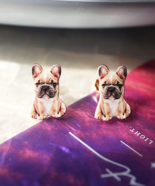 Port(ポート)の「【 Port / ポート 】 リアルドッグモチーフ スタッドピアス / 犬_(ピアス(両耳用)・レディース・N/O/K/A/B/C/P/F/M/J/I/E/L/H/G/D・FREE)」の5枚目の写真