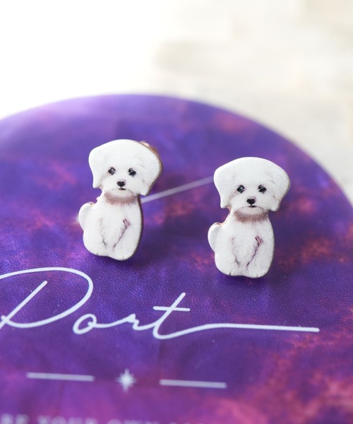 Port(ポート)の「【 Port / ポート 】 リアルドッグモチーフ スタッドピアス / 犬_(ピアス(両耳用)・レディース・N/O/K/A/B/C/P/F/M/J/I/E/L/H/G/D・FREE)」の7枚目の写真