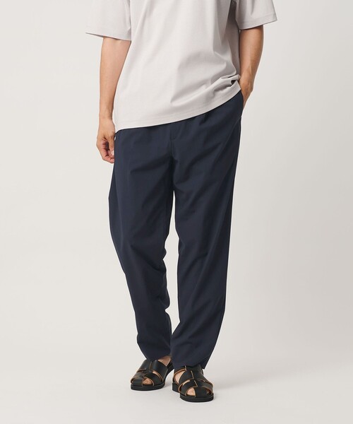BEAUTY&YOUTH UNITED ARROWS(ビューティーアンドユースユナイテッドアローズ)の「クール 1プリーツ テーパード スラックス NO.7 接触冷感 ヨコストレッチ(スラックス・メンズ・ネイビー/ナチュラル/ブラック・S/M/XL/L)」の4枚目の写真
