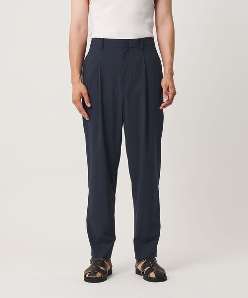 BEAUTY&YOUTH UNITED ARROWS(ビューティーアンドユースユナイテッドアローズ)の「クール 1プリーツ テーパード スラックス NO.7 接触冷感 ヨコストレッチ(スラックス・メンズ・ネイビー/ナチュラル/ブラック・S/M/XL/L)」の10枚目の写真