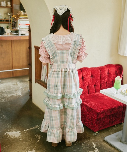 kutir(クティール)の「【クティールとレトロ】フリルたっぷりコットンレースブラウス(シャツ/ブラウス・レディース・オフホワイト/ピンク/アイボリー/ブルー・FREE)」の15枚目の写真