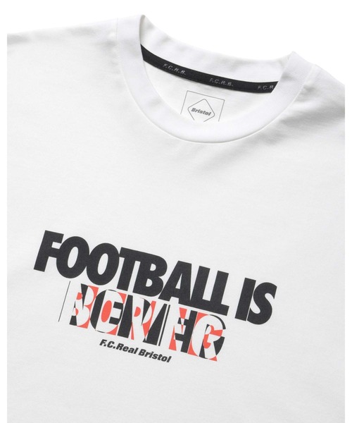 F.C.Real Bristol(エフシーレアルブリストル)の「FOOTBALL IS NEVER BORING TEE(Tシャツ/カットソー・メンズ・ブラック/ホワイト・SMALL/MEDIUM/LARGE/X-LARGE/XX-LARGE)」の7枚目の写真