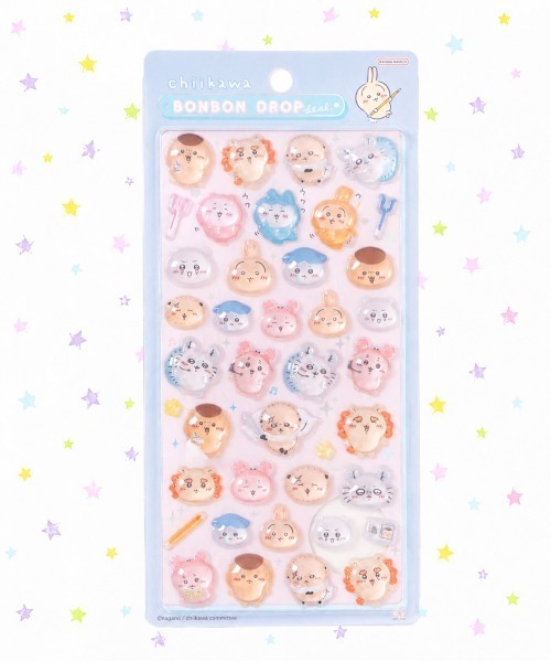 nini toys(ニニトイズ)の「【nini toys】≪ちいかわ≫ボンボンドロップシール/ぷくぷく/シール(ステッカー/テープ・レディース・C/B/A/D・ONESIZE)」の4枚目の写真