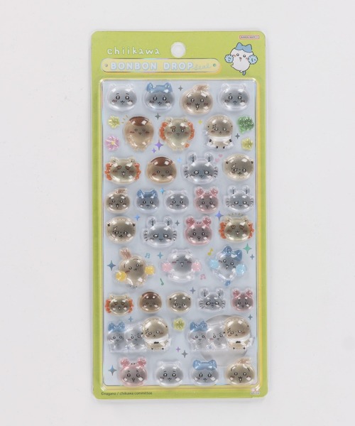 nini toys(ニニトイズ)の「【nini toys】≪ちいかわ≫ボンボンドロップシール/ぷくぷく/シール(ステッカー/テープ・レディース・C/B/A/D・ONESIZE)」の7枚目の写真