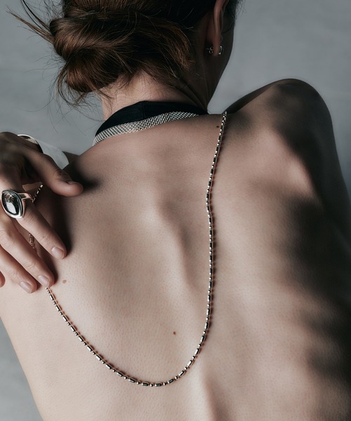 quip queint（クイップクエイント）の「【quip queint】nebula ring black rutille/ネビュラ リング ブラックルチル QU289（リング・レディース・シルバー・15 /13/11/9）」の2枚目の写真