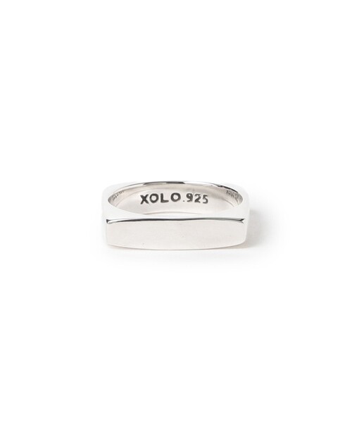 BEAMS(ビームス)の「XOLO / Square 3D Ring(リング・メンズ・シルバー・US9/18-19号/US7/13-14号)」の1枚目の写真