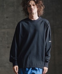 GLIMCLAP（グリムクラップ）の「mlt5759-Smooth Jersey LS Tee ロングスリーブTシャツ(211-021-gla-cg)（Tシャツ/カットソー）」
