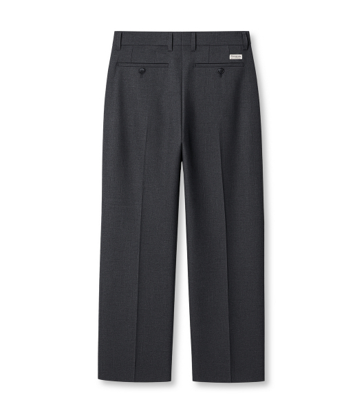 EDINBURGH CLUB（エディンバラクラブ）の「3 BUTTON SPORTS SET-UP PANTS (GREY)（スラックス・メンズ・グレー・MEDIUM/SMALL/X-LARGE）」の2枚目の写真