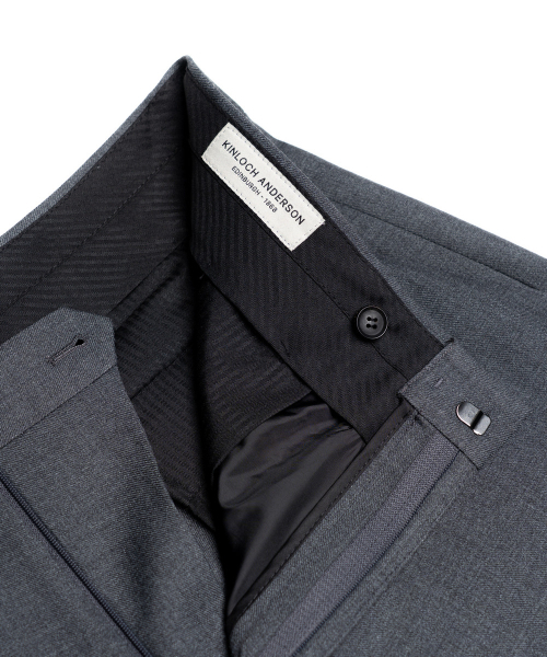 EDINBURGH CLUB（エディンバラクラブ）の「3 BUTTON SPORTS SET-UP PANTS (GREY)（スラックス・メンズ・グレー・MEDIUM/SMALL/X-LARGE）」の4枚目の写真