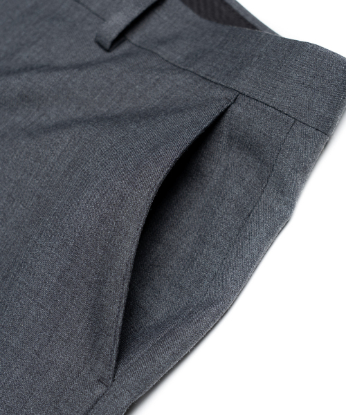 EDINBURGH CLUB（エディンバラクラブ）の「3 BUTTON SPORTS SET-UP PANTS (GREY)（スラックス・メンズ・グレー・MEDIUM/SMALL/X-LARGE）」の5枚目の写真