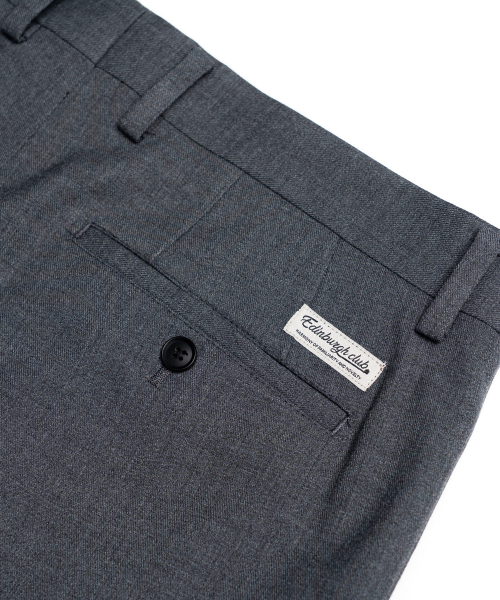 EDINBURGH CLUB（エディンバラクラブ）の「3 BUTTON SPORTS SET-UP PANTS (GREY)（スラックス・メンズ・グレー・MEDIUM/SMALL/X-LARGE）」の8枚目の写真
