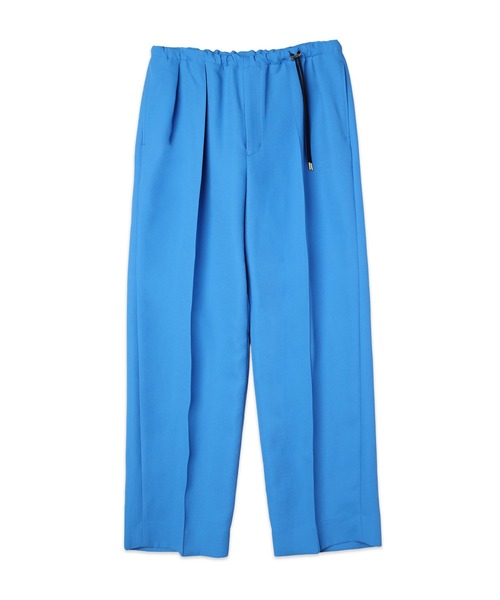 CULLNI（クルニ）の「Structured Twill Double Cloth Pintuck 2Tuck Drawstring Wide Pants（その他パンツ・メンズ・ブルー/ホワイト/ブラック/ライトベージュ・1/2/0）」の4枚目の写真