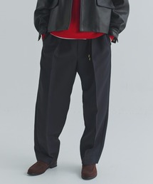 CULLNI（クルニ）の「Structured Twill Double Cloth Pintuck 2Tuck Drawstring Wide Pants（その他パンツ）」