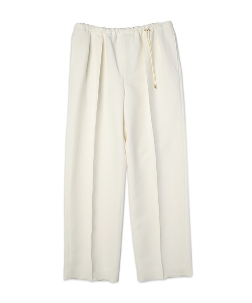 CULLNI（クルニ）の「Structured Twill Double Cloth Pintuck 2Tuck Drawstring Wide Pants（その他パンツ・メンズ・ブルー/ホワイト/ブラック/ライトベージュ・1/2/0）」の11枚目の写真