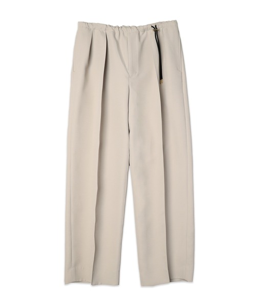 CULLNI（クルニ）の「Structured Twill Double Cloth Pintuck 2Tuck Drawstring Wide Pants（その他パンツ・メンズ・ブルー/ホワイト/ブラック/ライトベージュ・1/2/0）」の16枚目の写真