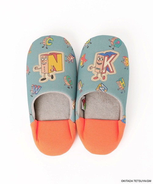 niko and...(ニコアンド)の「【P-kies Family】コラボルームシューズ(ルームシューズ/スリッパ・レディース・ブルー・LARGE/MEDIUM)」の2枚目の写真