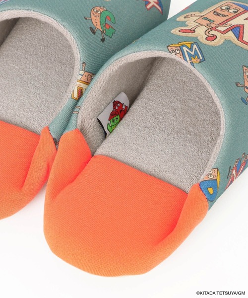 niko and...(ニコアンド)の「【P-kies Family】コラボルームシューズ(ルームシューズ/スリッパ・レディース・ブルー・LARGE/MEDIUM)」の3枚目の写真