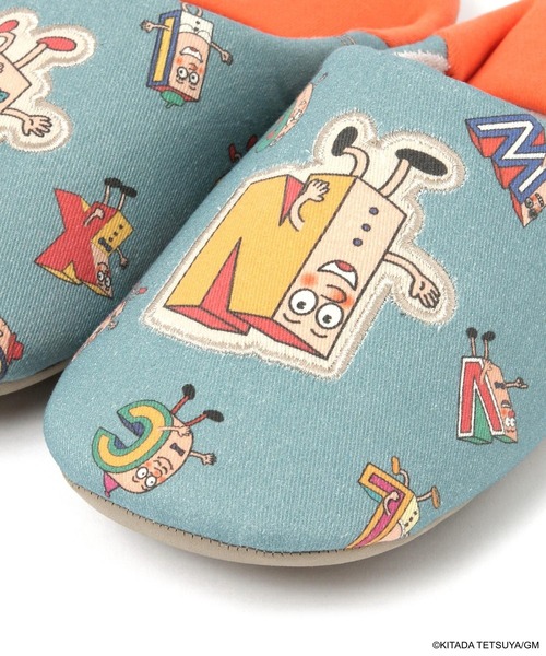 niko and...(ニコアンド)の「【P-kies Family】コラボルームシューズ(ルームシューズ/スリッパ・レディース・ブルー・LARGE/MEDIUM)」の4枚目の写真
